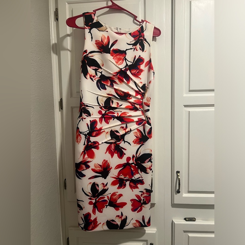 VGUC Floral Ivanka Trump dress